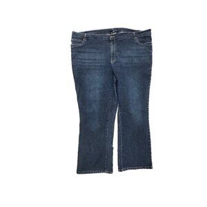 Denim 24/7 Bootcut Women's size 24WP Dark Wash Blue Denim jeans